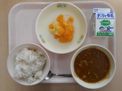 本日の学校給食献立の画像