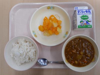 本日の学校給食献立の画像