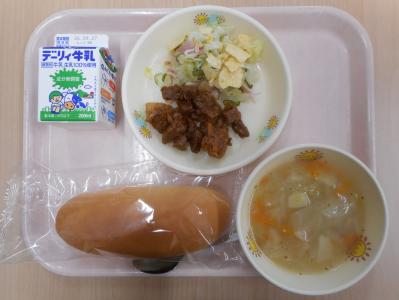 本日の学校給食献立の画像