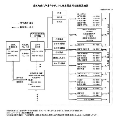 緊急時対応連絡系統図