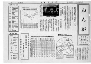 広報おんが昭和46年12月号表紙