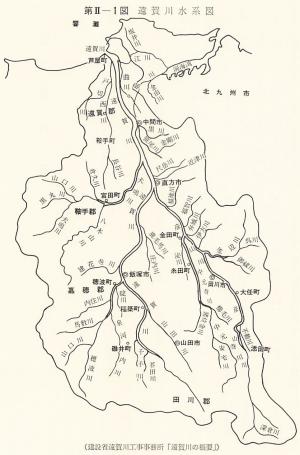 遠賀川水系図