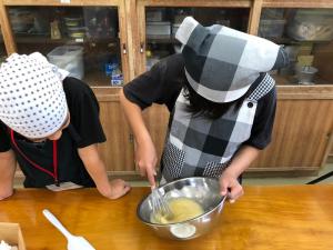 青米パン作り