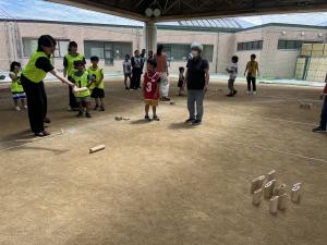 試合場面