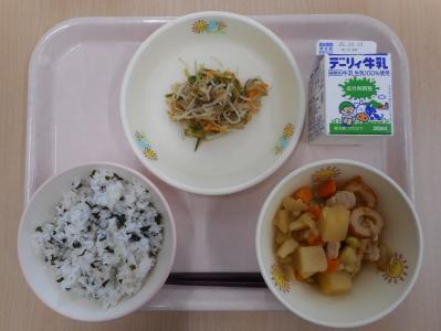 本日の学校給食献立の画像